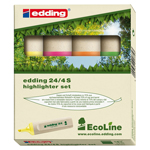 Zvýrazňovač Edding 24 Ecoline - sada 4 ks