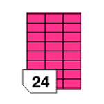 Etikety 70 x 36 mm - růžové