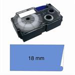Páska Casio plastová, šíře 18 mm - modrá / černý tisk