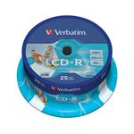 CD-R Verbatim, 25 cake PRINTABLE