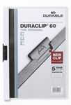 Desky s klipem Durable DuraClip60 - bílé
