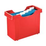 Leitz PLUS zásobník na závěsné desky - červený
