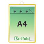 Závěsná kapsa Tarifold T-view A4 - žlutá