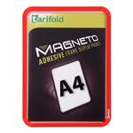 Samolepicí kapsa Tarifold Magneto s magnetickým uzavíráním A4 - červená