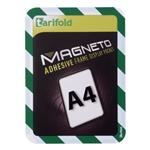 Samolepicí kapsa Tarifold Magneto s magnetickým uzavíráním A4 - zeleno-bílá